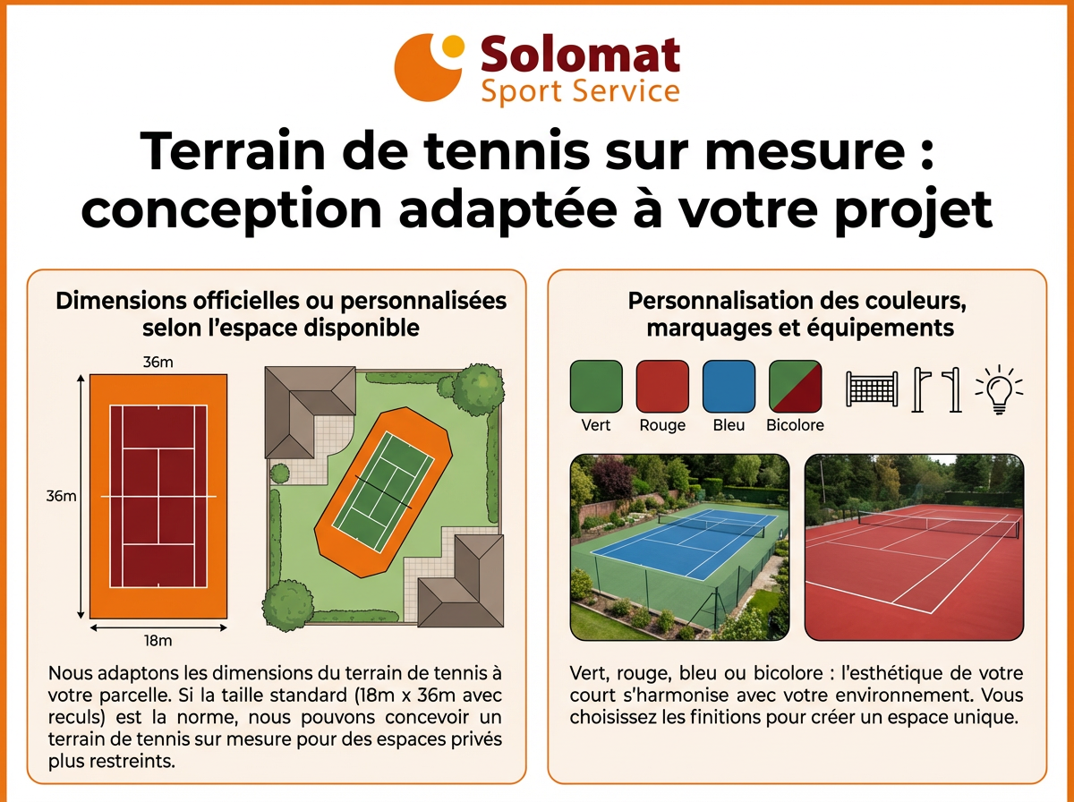 freepik infographie avec peu de texte terrain de tennis su 42503 Conception de terrain de tennis sur mesure personnalisable.