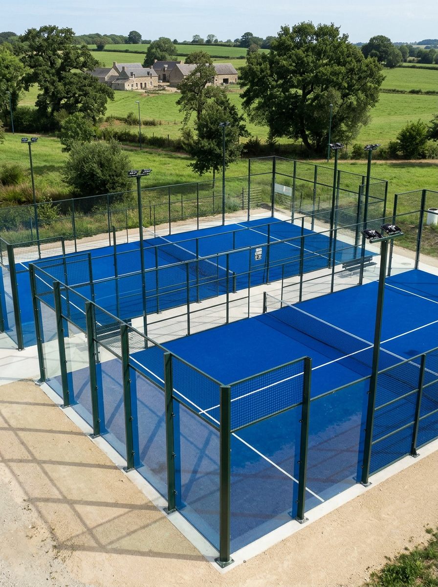 magnific genere moi une photo hd u 43qpypa9aa Deux terrains de padel en pleine campagne