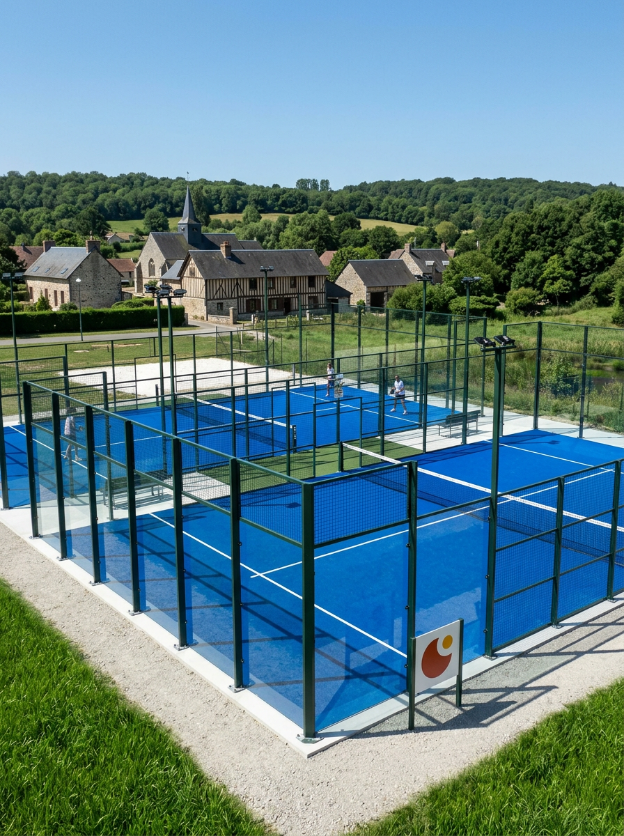 magnific genere moi une photo hd u rlorscqxtc Terrains de padel en plein air village rural